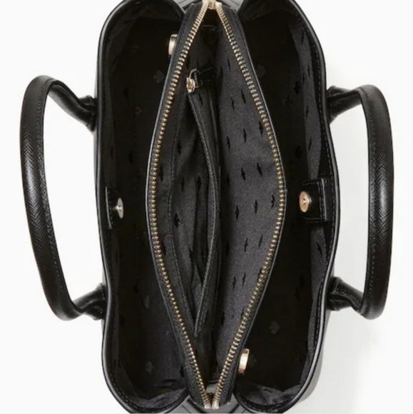 NEW Kate Spade Rory Medium Black Satchel Purse Bag - Picture 4 of 10
